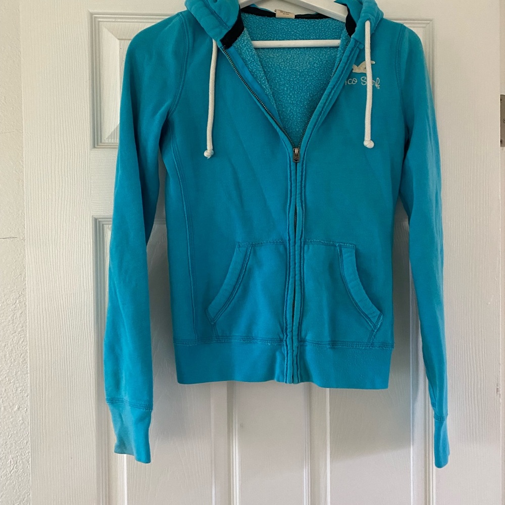 Hollister zip up hoodie